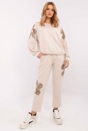 Spodnie Komplet Model MI-KMPL-M6122.60 Beige - Italy Moda Italy Moda Spodnie Komplet Model MI-KMPL-M6122.60 Beige - Italy Moda Italy Moda