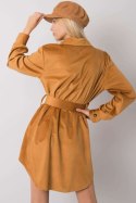 Sukienka Model DHJ-SK-10333.12P Camel - Italy Moda Italy Moda