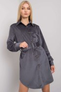 Sukienka Model DHJ-SK-10333.12P Grafit - Italy Moda Italy Moda