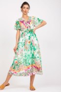 Sukienka Model DHJ-SK-15967-1.01P White/Green - Italy Moda Italy Moda Sukienka Model DHJ-SK-15967-1.01P White/Green - Italy Moda Italy Moda