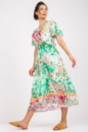 Sukienka Model DHJ-SK-15967-1.01P White/Green - Italy Moda Italy Moda Sukienka Model DHJ-SK-15967-1.01P White/Green - Italy Moda Italy Moda
