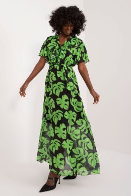 Sukienka Model DHJ-SK-15986.67 Black/Green - Italy Moda Italy Moda