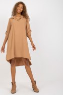 Sukienka Model DHJ-SK-16328.33 Camel - Italy Moda Italy Moda Sukienka Model DHJ-SK-16328.33 Camel - Italy Moda Italy Moda