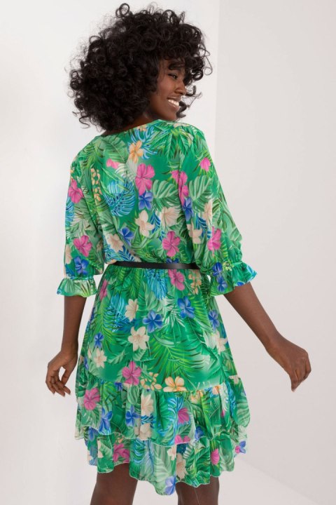 Sukienka Model DHJ-SK-17370-1.99 Green - Italy Moda Italy Moda Sukienka Model DHJ-SK-17370-1.99 Green - Italy Moda Italy Moda