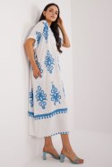 Sukienka Model DHJ-SK-17951.03X White/Blue - Italy Moda Italy Moda Sukienka Model DHJ-SK-17951.03X White/Blue - Italy Moda Italy Moda