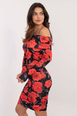 Sukienka Model DHJ-SK-18688.36 Black/Red - Italy Moda Italy Moda