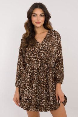Sukienka Model DHJ-SK-19861-2.02 Black/Beige - Italy Moda Italy Moda