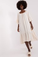 Sukienka Model DHJ-SK-6057.93 Light Beige - Italy Moda Italy Moda Sukienka Model DHJ-SK-6057.93 Light Beige - Italy Moda Italy Moda