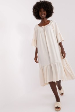 Sukienka Model DHJ-SK-6057.93 Light Beige - Italy Moda Italy Moda