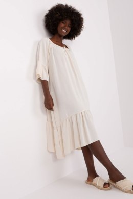Sukienka Model DHJ-SK-6057.93 Light Beige - Italy Moda Italy Moda