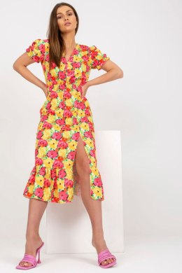 Sukienka Model DHJ-SK-7006-3.39 Yellow - Italy Moda Italy Moda