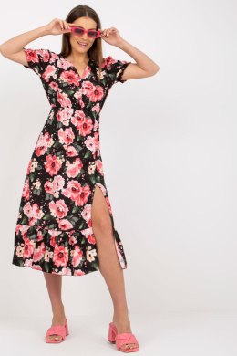 Sukienka Model DHJ-SK-7006.48 Black/Red - Italy Moda Italy Moda