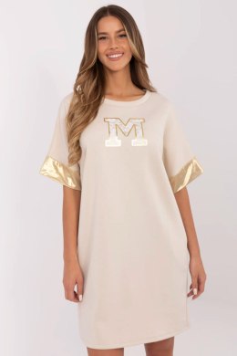 Sukienka Model MI-SK-A6192.52 Beige - Italy Moda Italy Moda
