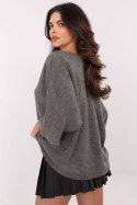 Sweter Damski Model DHJ-SW-9314.04P Dark Grey - Italy Moda Italy Moda Sweter Damski Model DHJ-SW-9314.04P Dark Grey - Italy Moda Italy Moda