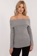 Sweter Damski Model DHJ-SW-A2449.33 Grey - Italy Moda Italy Moda Sweter Damski Model DHJ-SW-A2449.33 Grey - Italy Moda Italy Moda