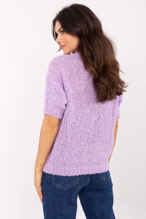 Sweter Damski Model MI-SW-2701.23 Light Violet - Italy Moda Italy Moda Sweter Damski Model MI-SW-2701.23 Light Violet - Italy Moda Italy Moda
