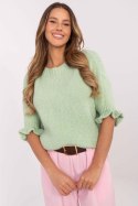 Sweter Damski Model MI-SW-2913.99 Pistacja - Italy Moda Italy Moda Sweter Damski Model MI-SW-2913.99 Pistacja - Italy Moda Italy Moda