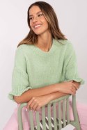 Sweter Damski Model MI-SW-2913.99 Pistacja - Italy Moda Italy Moda Sweter Damski Model MI-SW-2913.99 Pistacja - Italy Moda Italy Moda