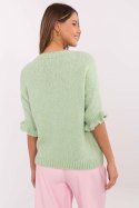 Sweter Damski Model MI-SW-2913.99 Pistacja - Italy Moda Italy Moda Sweter Damski Model MI-SW-2913.99 Pistacja - Italy Moda Italy Moda