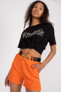 Szorty Damskie Model DHJ-SN-13186-1.70 Orange - Italy Moda Italy Moda Szorty Damskie Model DHJ-SN-13186-1.70 Orange - Italy Moda Italy Moda
