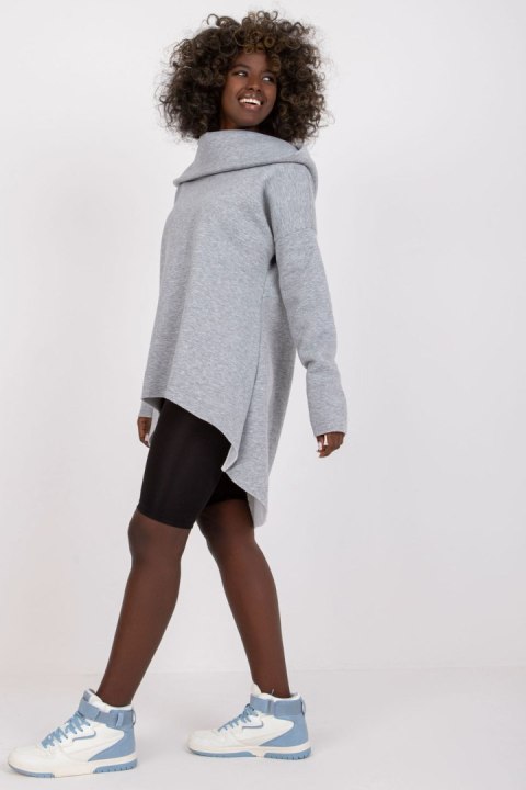 Bluza Damska Model EM-BL-293.01 Grey - Ex Moda Ex Moda Bluza Damska Model EM-BL-293.01 Grey - Ex Moda Ex Moda