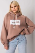 Bluza Damska Model EM-BL-651/2.41X Brown - Ex Moda Ex Moda Bluza Damska Model EM-BL-651/2.41X Brown - Ex Moda Ex Moda