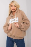 Bluza Damska Model EM-BL-651/2.41X Dark Beige - Ex Moda Ex Moda Bluza Damska Model EM-BL-651/2.41X Dark Beige - Ex Moda Ex Moda