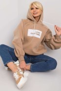 Bluza Damska Model EM-BL-651/2.41X Dark Beige - Ex Moda Ex Moda Bluza Damska Model EM-BL-651/2.41X Dark Beige - Ex Moda Ex Moda