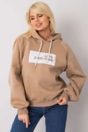 Bluza Damska Model EM-BL-651/2.41X Dark Beige - Ex Moda Ex Moda Bluza Damska Model EM-BL-651/2.41X Dark Beige - Ex Moda Ex Moda