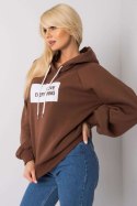 Bluza Damska Model EM-BL-651/2.41X Dark Brown - Ex Moda Ex Moda Bluza Damska Model EM-BL-651/2.41X Dark Brown - Ex Moda Ex Moda