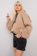 Bluza Damska Model EM-BL-651/3.39X Dark Beige - Ex Moda Ex Moda Bluza Damska Model EM-BL-651/3.39X Dark Beige - Ex Moda Ex Moda