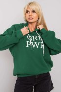 Bluza Damska Model EM-BL-651/3.39X Dark Green - Ex Moda Ex Moda Bluza Damska Model EM-BL-651/3.39X Dark Green - Ex Moda Ex Moda