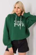 Bluza Damska Model EM-BL-651/3.39X Dark Green - Ex Moda Ex Moda Bluza Damska Model EM-BL-651/3.39X Dark Green - Ex Moda Ex Moda