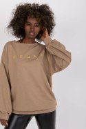 Bluza Damska Model EM-BL-U536/2.00 Dark Beige - Ex Moda Ex Moda Bluza Damska Model EM-BL-U536/2.00 Dark Beige - Ex Moda Ex Moda