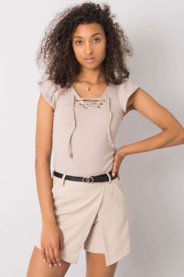 Bluzka Model DHJ-BZ-13301.34P Beige - Italy Moda Italy Moda