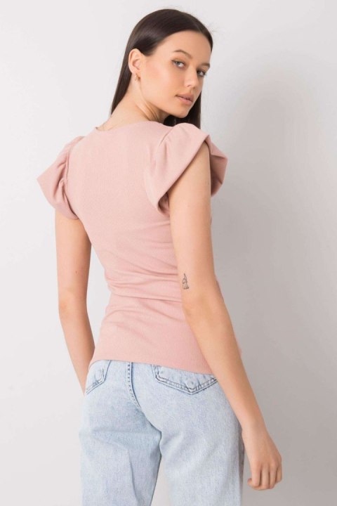 Bluzka Model DHJ-BZ-13301.34P Light Pink - Italy Moda Italy Moda Bluzka Model DHJ-BZ-13301.34P Light Pink - Italy Moda Italy Moda