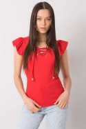 Bluzka Model DHJ-BZ-13301.34P Red - Italy Moda Italy Moda Bluzka Model DHJ-BZ-13301.34P Red - Italy Moda Italy Moda