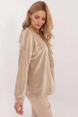 Bluzka Model DHJ-BZ-19916.03P Beige - Italy Moda Italy Moda