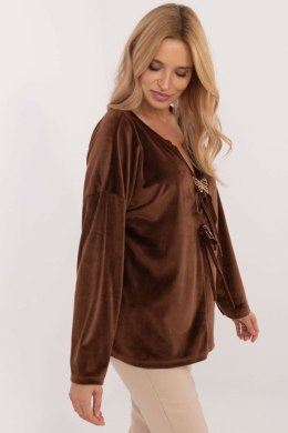 Bluzka Model DHJ-BZ-19916.03P Brown - Italy Moda Italy Moda