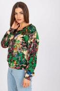 Bluzka Model DHJ-BZ-6033-2.46P Green - Italy Moda Italy Moda Bluzka Model DHJ-BZ-6033-2.46P Green - Italy Moda Italy Moda