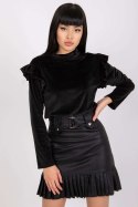 Bluzka Model DHJ-BZ-6533B.85 Black - Italy Moda Italy Moda Bluzka Model DHJ-BZ-6533B.85 Black - Italy Moda Italy Moda