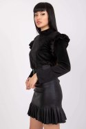 Bluzka Model DHJ-BZ-6533B.85 Black - Italy Moda Italy Moda Bluzka Model DHJ-BZ-6533B.85 Black - Italy Moda Italy Moda