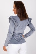 Bluzka Model DHJ-BZ-6533B.85 Grey - Italy Moda Italy Moda Bluzka Model DHJ-BZ-6533B.85 Grey - Italy Moda Italy Moda