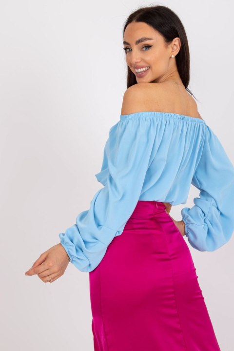 Bluzka Model DHJ-BZ-6816.57 Light Blue - Italy Moda Italy Moda Bluzka Model DHJ-BZ-6816.57 Light Blue - Italy Moda Italy Moda