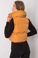 Kamizelka Model EM-KZ-898.30 Dark Yellow - Ex Moda Ex Moda Kamizelka Model EM-KZ-898.30 Dark Yellow - Ex Moda Ex Moda