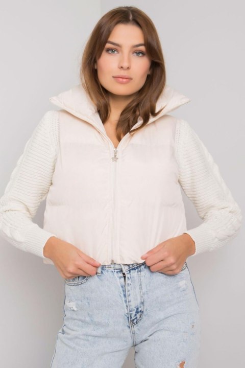 Kamizelka Model EM-KZ-898.30 Ecru - Ex Moda Ex Moda Kamizelka Model EM-KZ-898.30 Ecru - Ex Moda Ex Moda