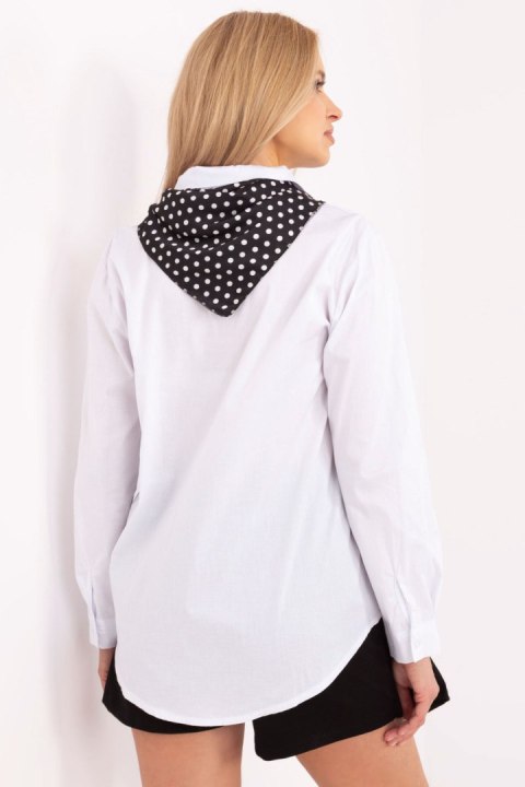 Koszula Damska Model DHJ-KS-20172.36P White - Italy Moda Italy Moda Koszula Damska Model DHJ-KS-20172.36P White - Italy Moda Italy Moda