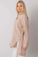 Koszula Damska Model EM-KS-001.46 Beige - Ex Moda Ex Moda Koszula Damska Model EM-KS-001.46 Beige - Ex Moda Ex Moda