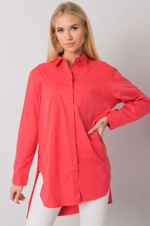 Koszula Damska Model EM-KS-001.46 Coral - Ex Moda Ex Moda Koszula Damska Model EM-KS-001.46 Coral - Ex Moda Ex Moda