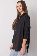 Koszula Damska Model EM-KS-004.42 Black - Ex Moda Ex Moda Koszula Damska Model EM-KS-004.42 Black - Ex Moda Ex Moda